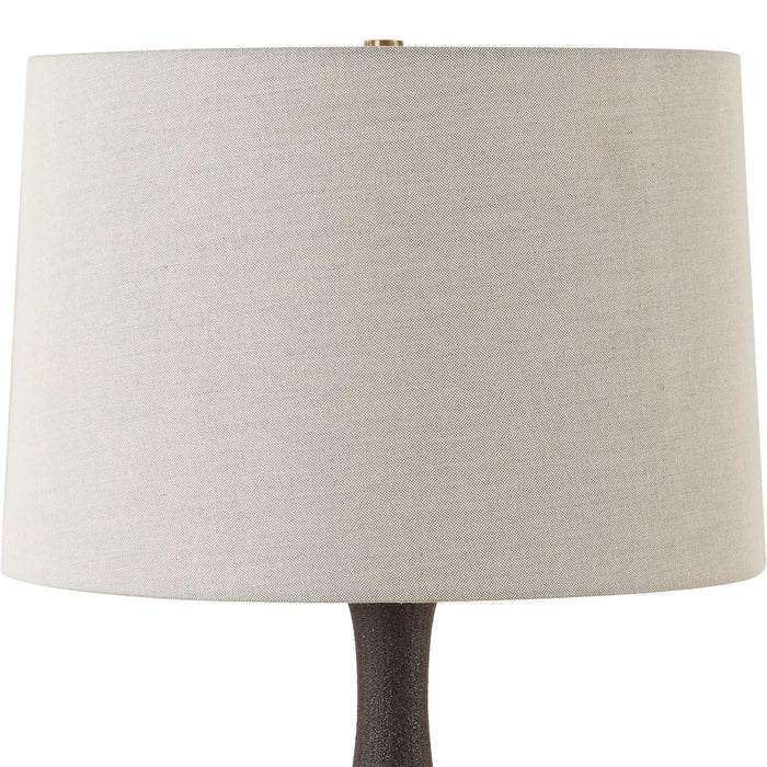 Uttermost 30373 Rimini Black Glaze Table Lamp
