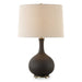 Uttermost 30373 Rimini Black Glaze Table Lamp