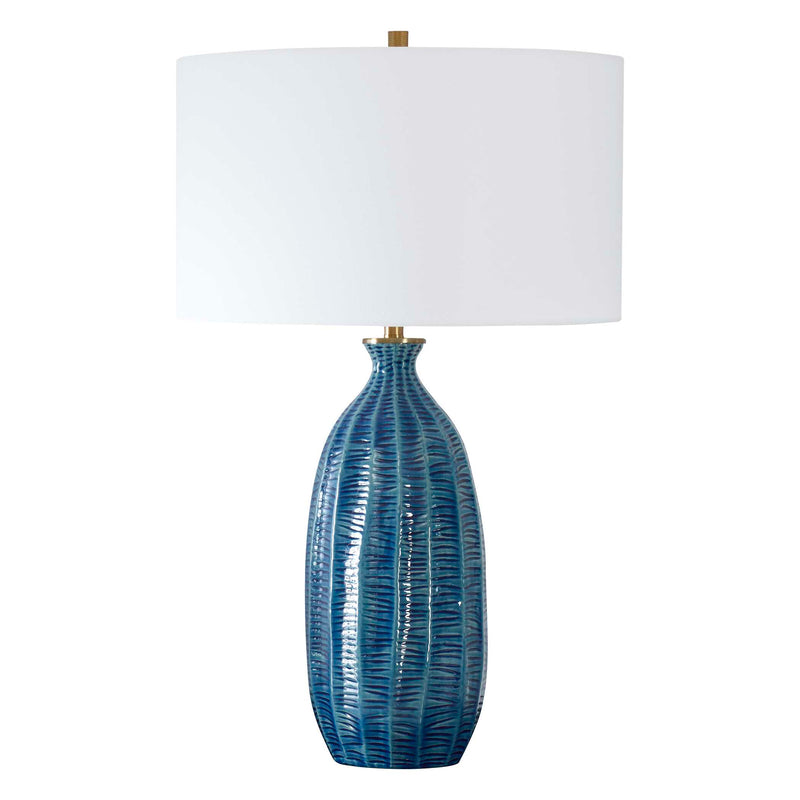 Uttermost 30377-1 Bixby Blue Table Lamp