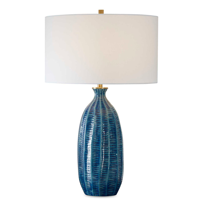 Uttermost 30377-1 Bixby Blue Table Lamp