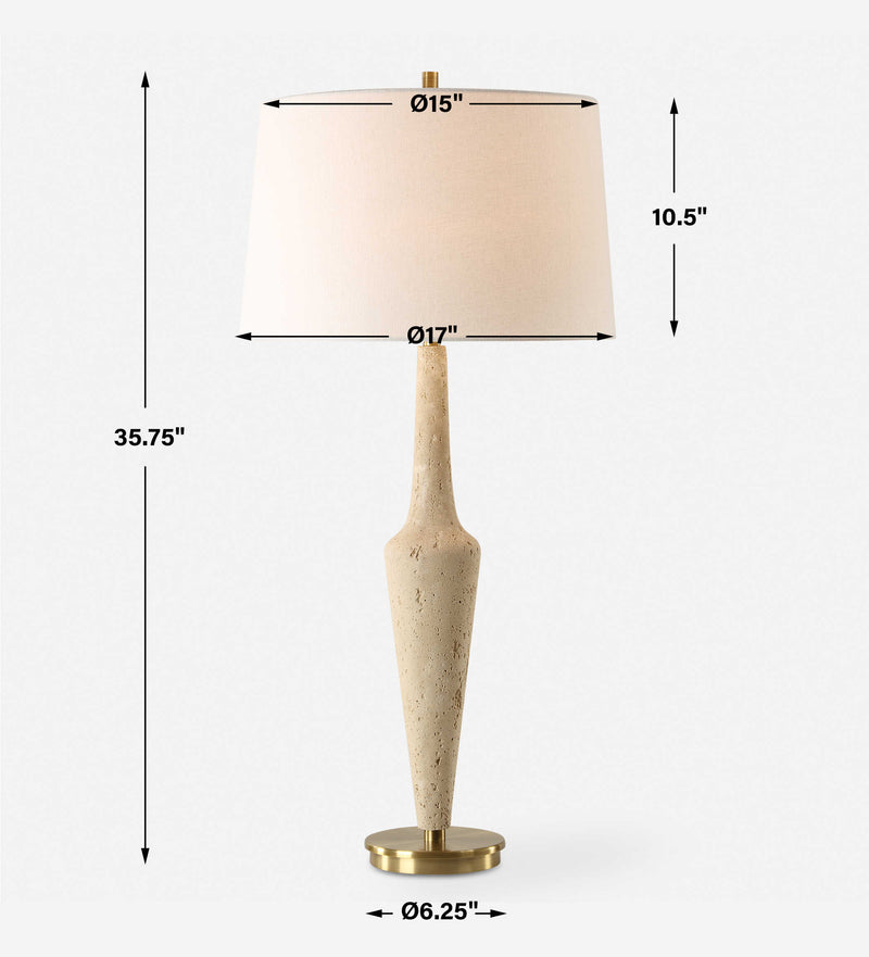 Uttermost 30385 Juliet Travertine Table Lamp