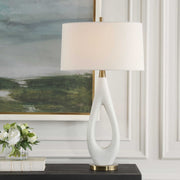 Uttermost 30387 Promenade White Table Lamp