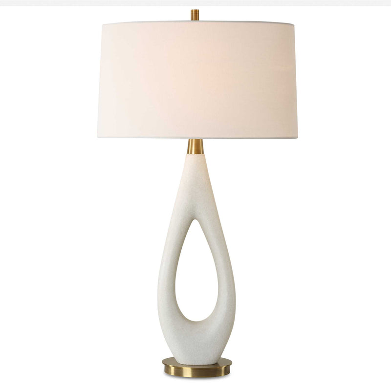 Uttermost 30387 Promenade White Table Lamp