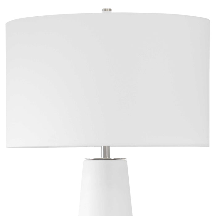Uttermost 30380-1 Santino Crackled Ivory Table Lamp