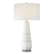 Uttermost 30380-1 Santino Crackled Ivory Table Lamp