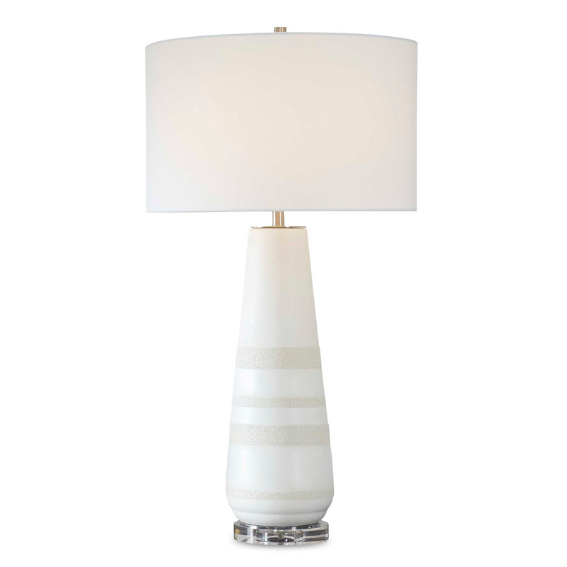 Uttermost 30380-1 Santino Crackled Ivory Table Lamp