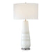 Uttermost 30380-1 Santino Crackled Ivory Table Lamp