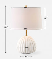 Uttermost 30358-1 Lynna Ivory Table Lamp