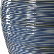 Uttermost 30359 Moher Glossy Blue Table Lamp