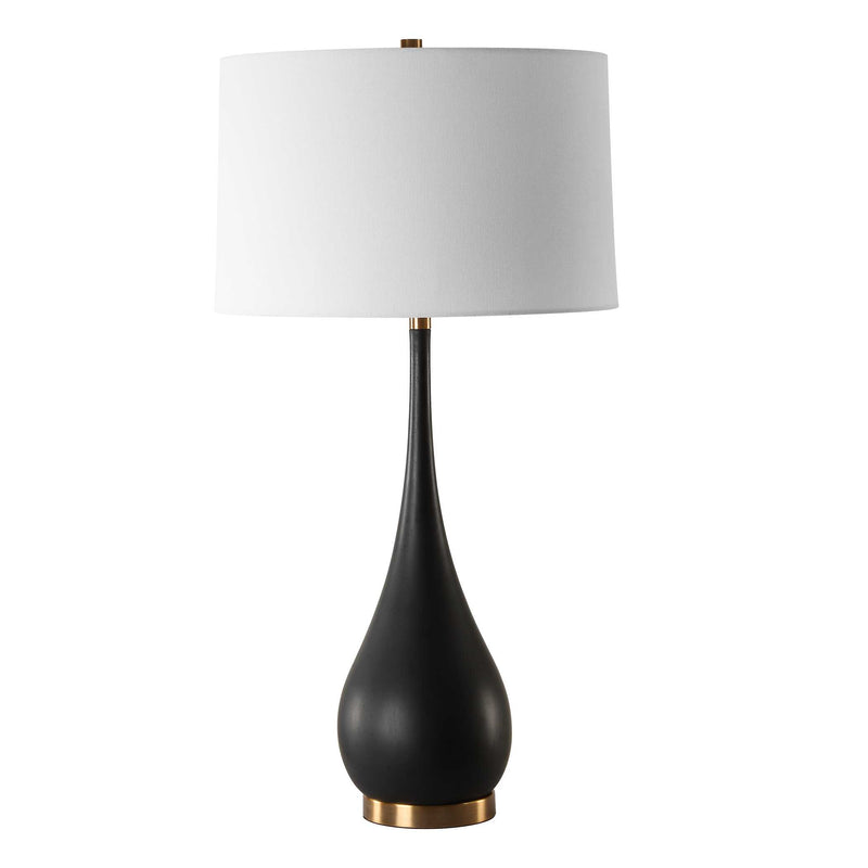 Uttermost 30360 Nocturnal Black Table Lamp
