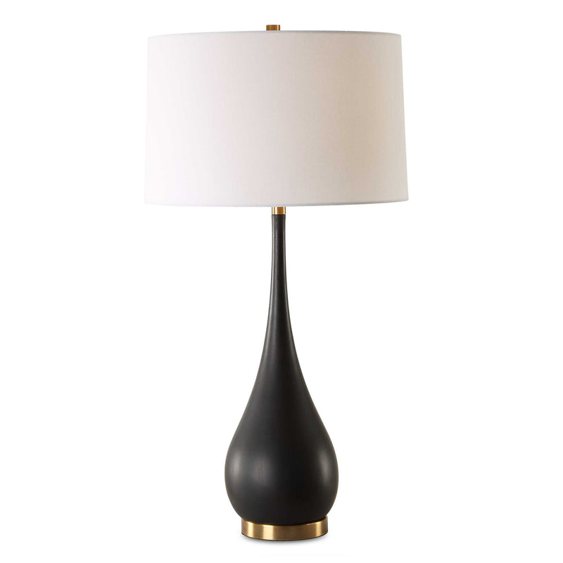 Uttermost 30360 Nocturnal Black Table Lamp
