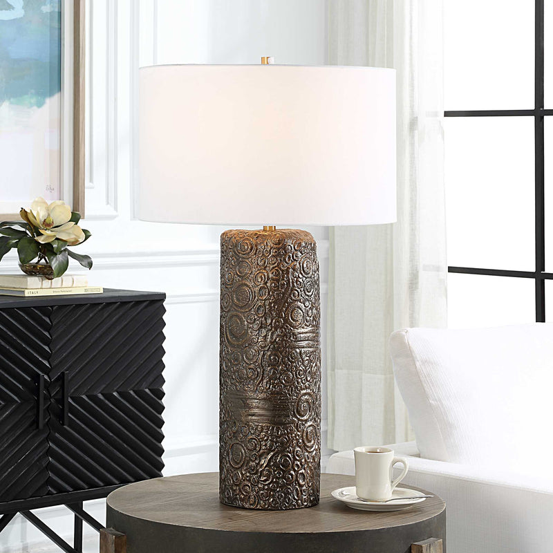 Uttermost 30361 Malaga Brass Table Lamp