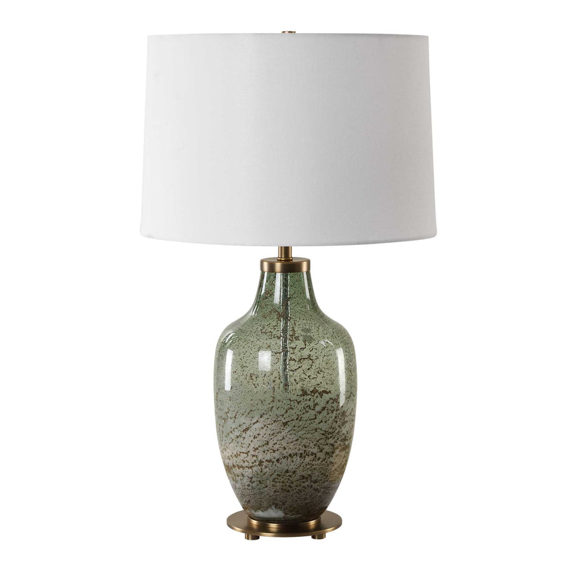 Uttermost 30418-1 Chianti Olive Glass Table Lamp