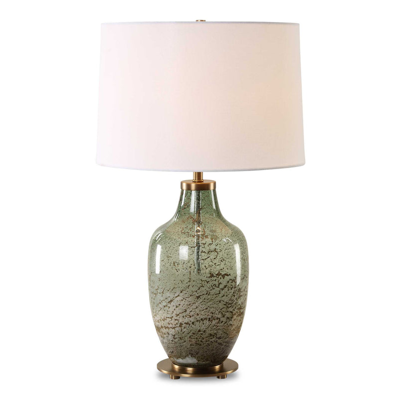 Uttermost 30418-1 Chianti Olive Glass Table Lamp
