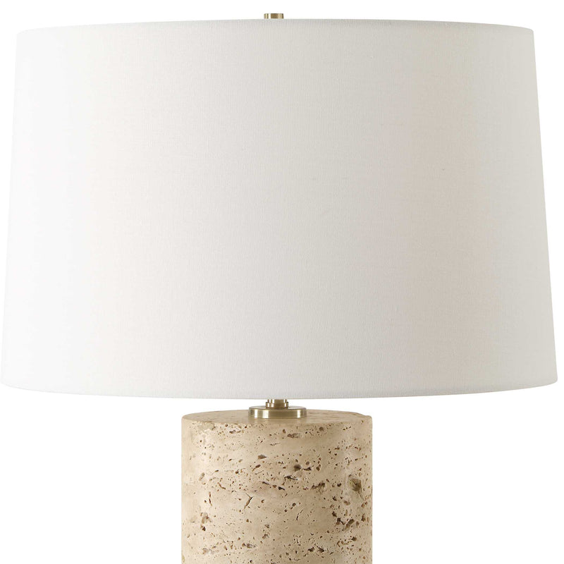 Uttermost 30409-1 Aubrey Travertine Table Lamp
