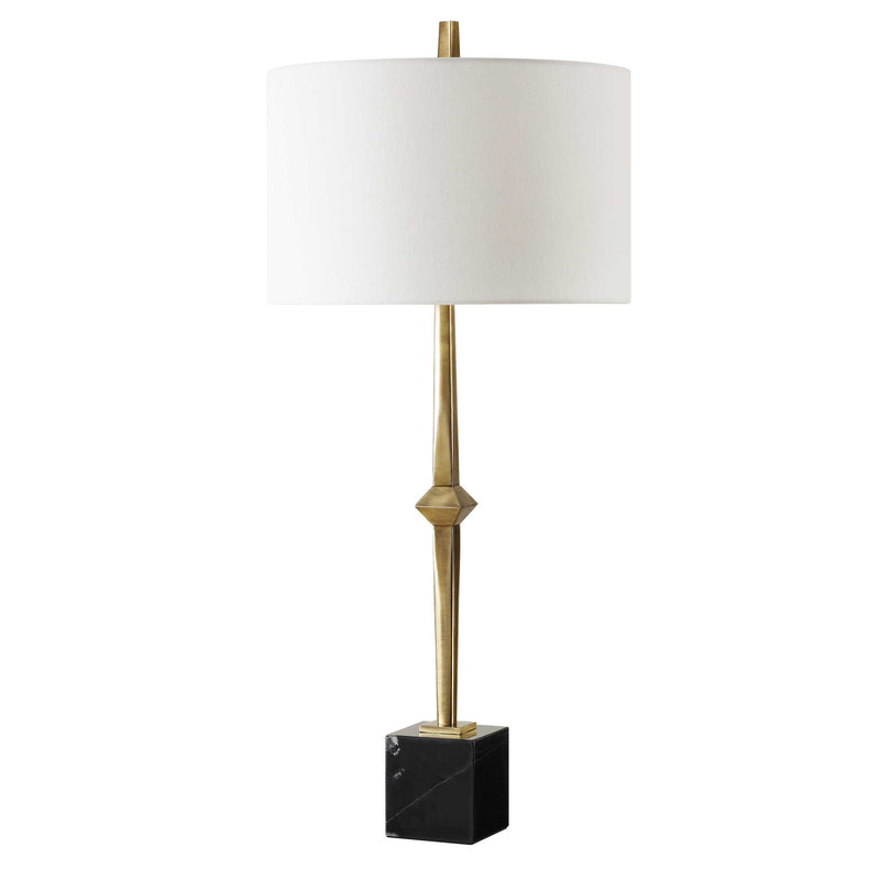 Uttermost 30410 Suranne Antique Brass Table Lamp