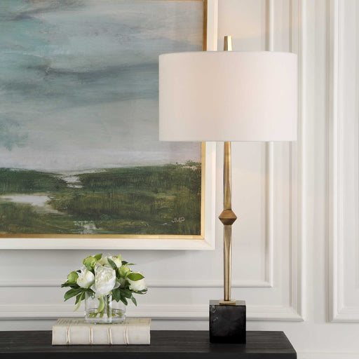 Uttermost 30410 Suranne Antique Brass Table Lamp
