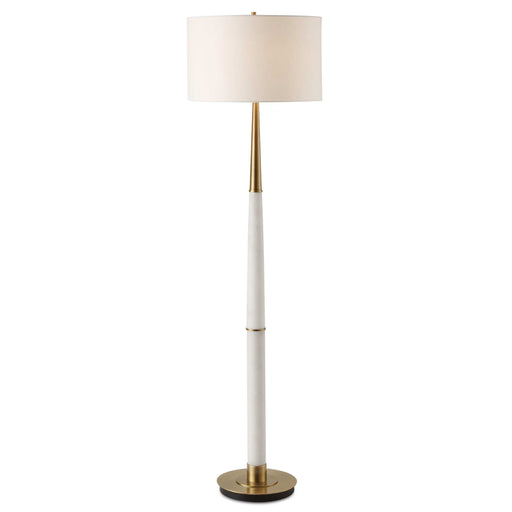 Uttermost 30374 Faro White Marble Floor Lamp