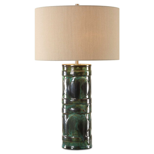 Uttermost 30396 Loch Green Glaze Table Lamp