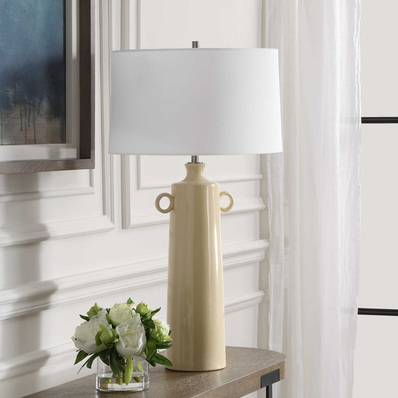 Uttermost 30397 Florero Pale Yellow Table Lamp