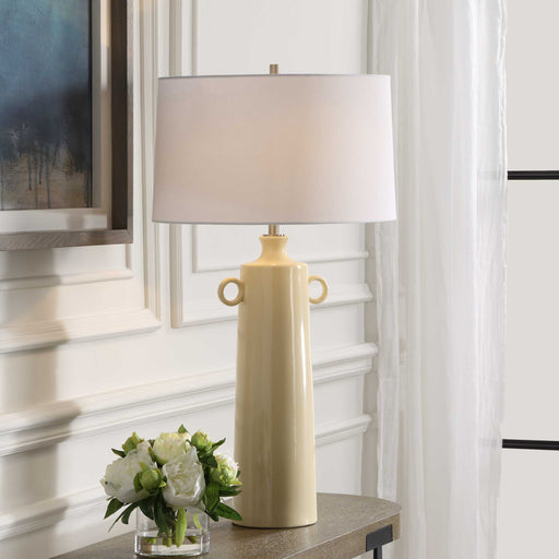 Uttermost 30397 Florero Pale Yellow Table Lamp