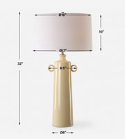 Uttermost 30397 Florero Pale Yellow Table Lamp
