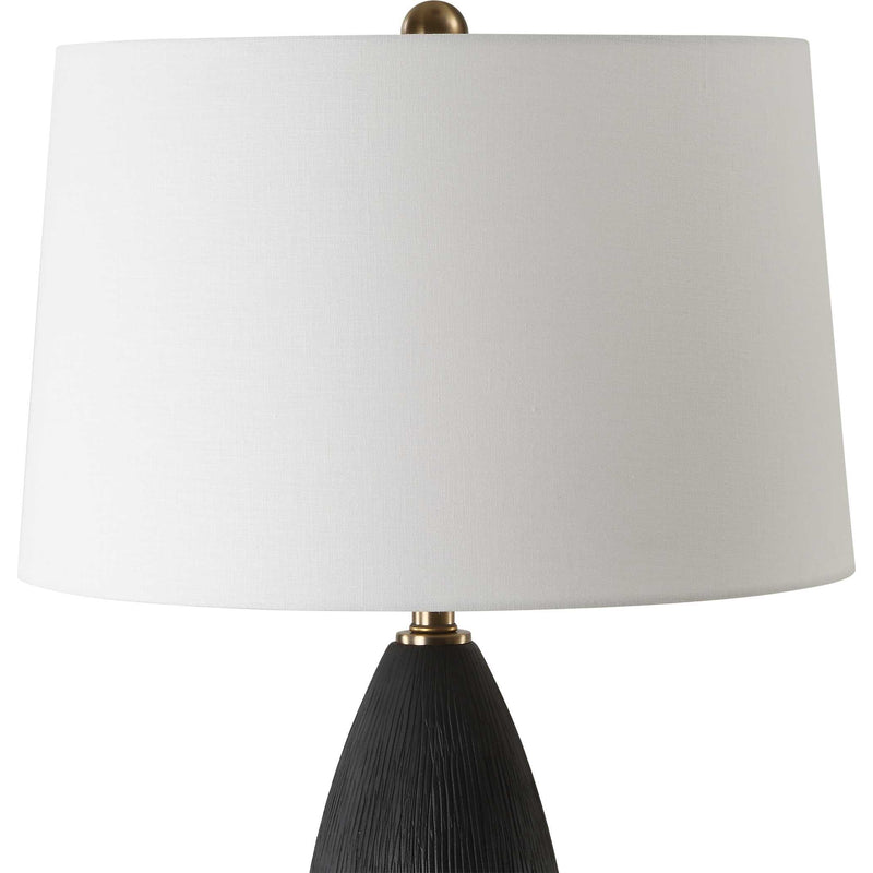 Uttermost 30299 Jett Black Table Lamp