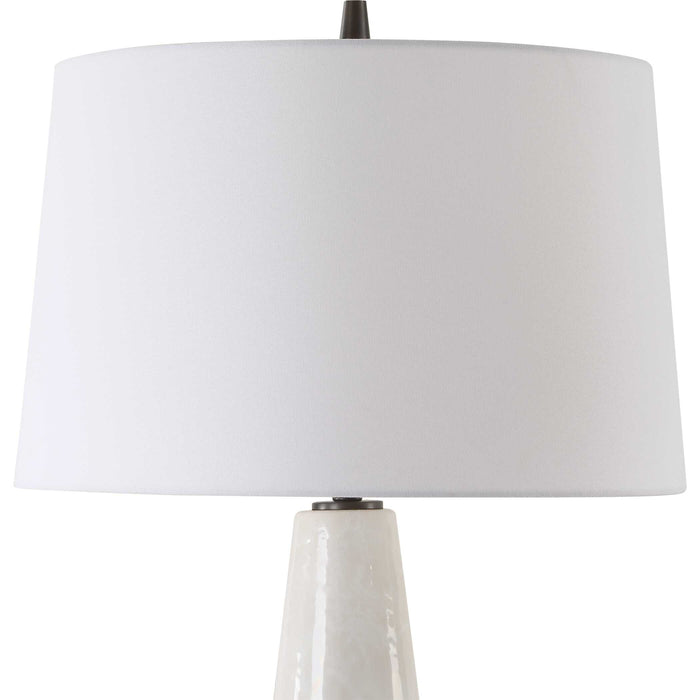 Uttermost 30319 Loire Ivory Glaze Table Lamp