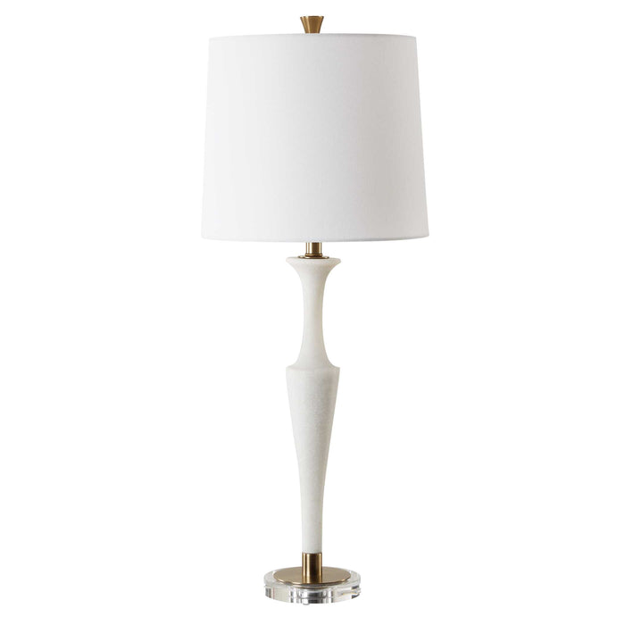 Uttermost 30343-1 Colette White Stone Table Lamp