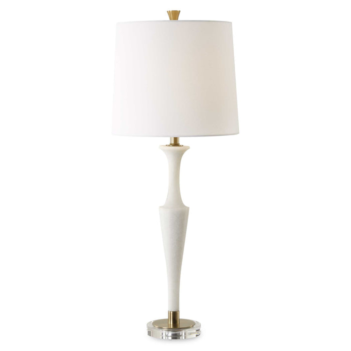 Uttermost 30343-1 Colette White Stone Table Lamp