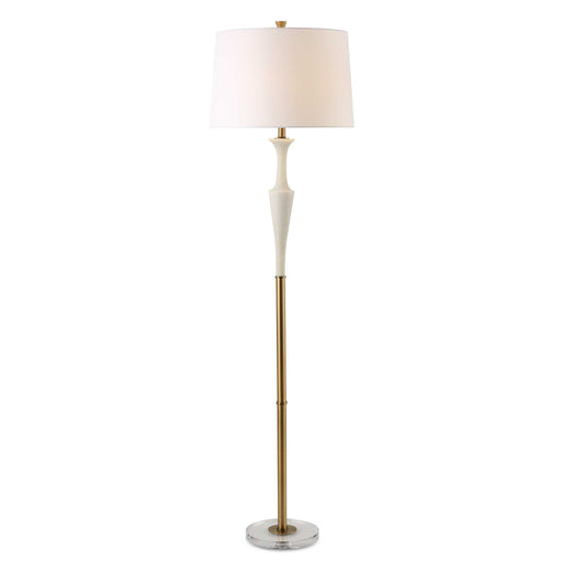 Uttermost 30344-1 Colette White Stone Floor Lamp
