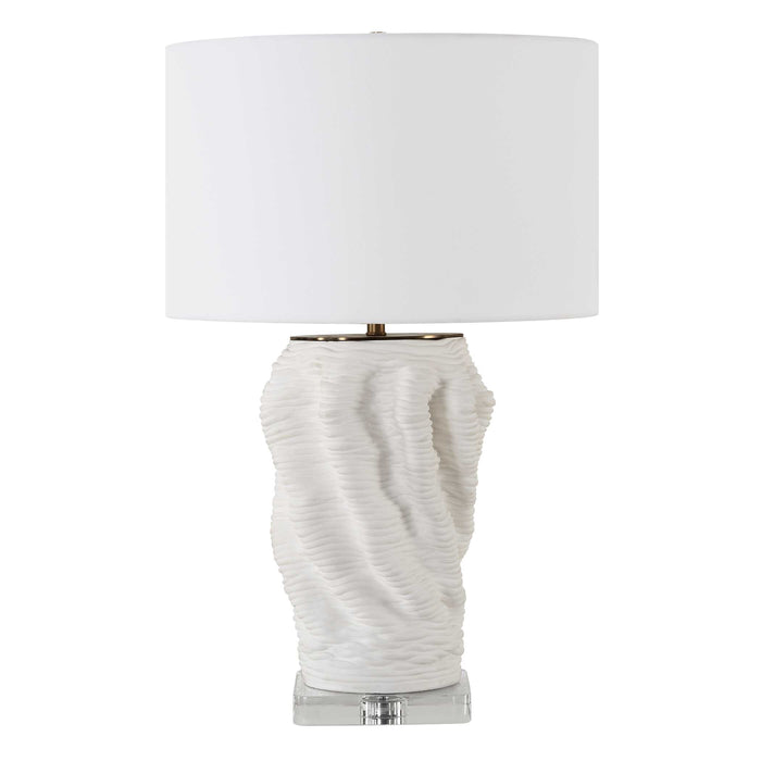 Uttermost 30296-1 Stratified White Table Lamp