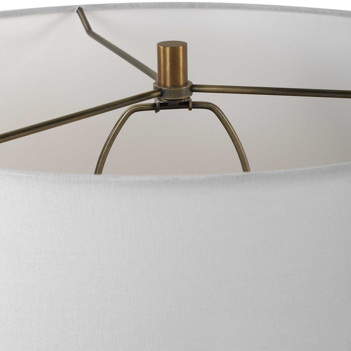 Uttermost 30296-1 Stratified White Table Lamp