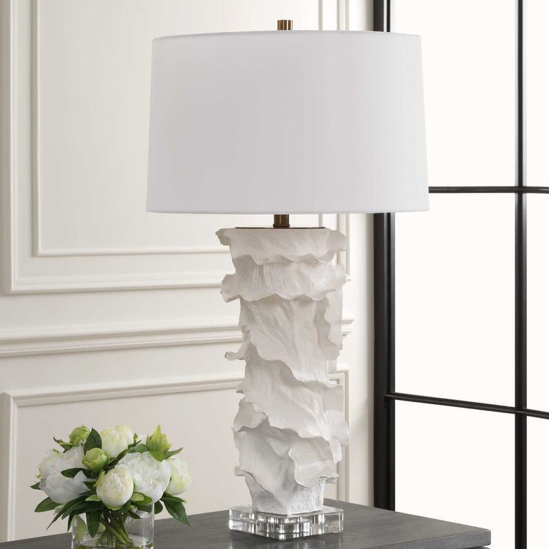 Uttermost 30295-1 Wisp White Table Lamp