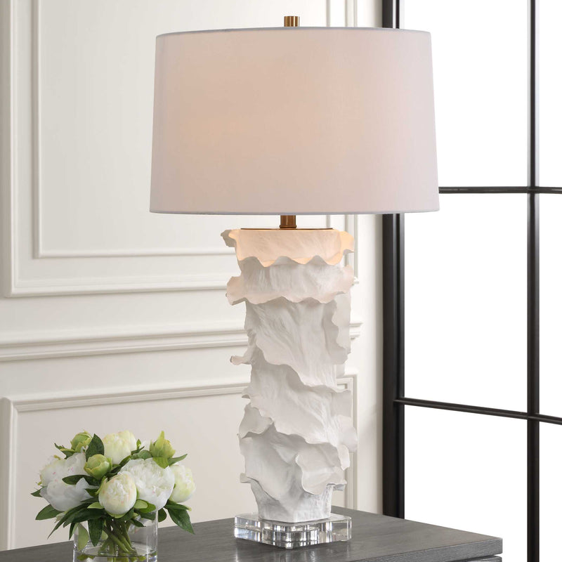 Uttermost 30295-1 Wisp White Table Lamp