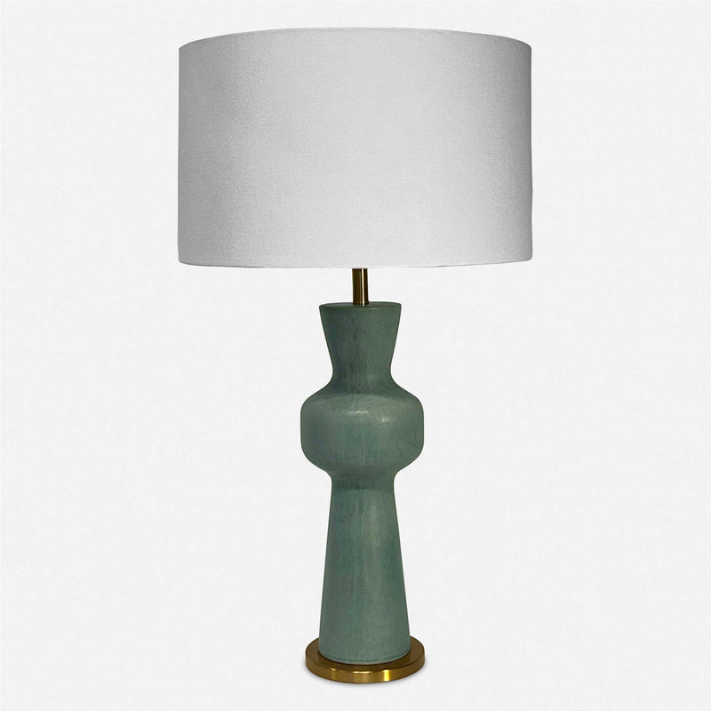 Uttermost 30382-1 Pollard Slate Green Table Lamp
