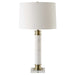 Uttermost 30401-1 Plinth White Marble Table Lamp