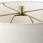 Uttermost 30401-1 Plinth White Marble Table Lamp