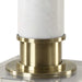 Uttermost 30401-1 Plinth White Marble Table Lamp