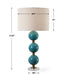 Uttermost 30362-1 Palawan Blue Glaze Table Lamp
