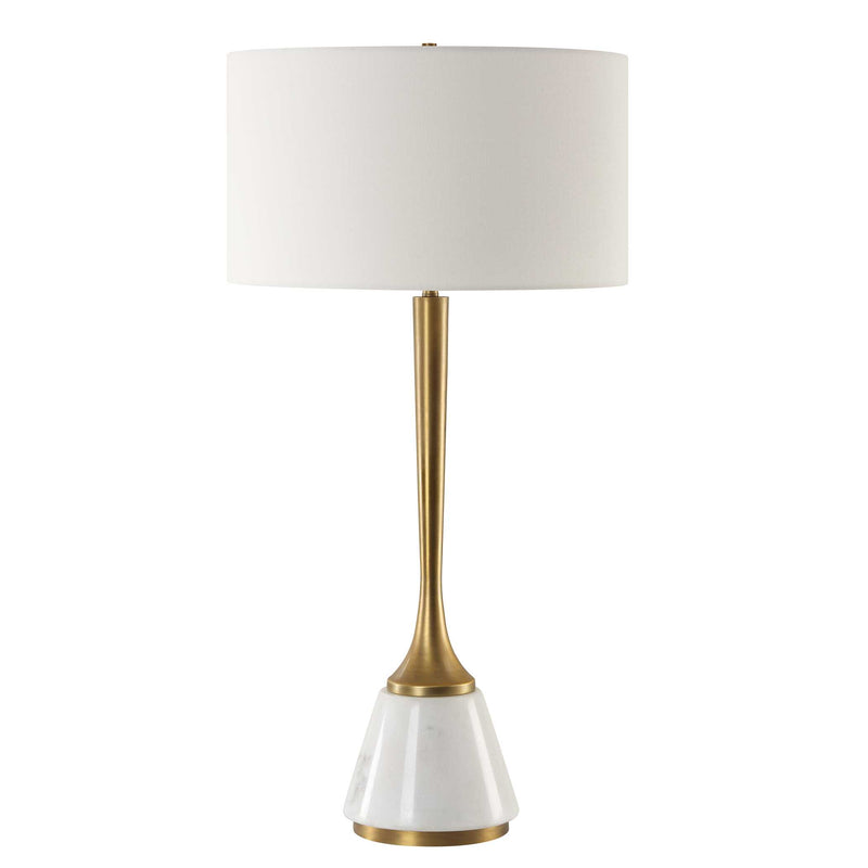 Uttermost 30365 Avola White Marble Table Lamp