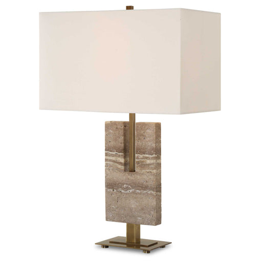 Uttermost 30402 Turning Point Travertine Table Lamp