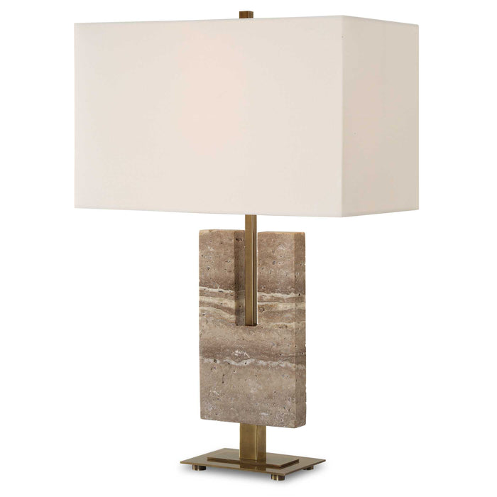 Uttermost 30402 Turning Point Travertine Table Lamp