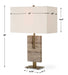 Uttermost 30402 Turning Point Travertine Table Lamp