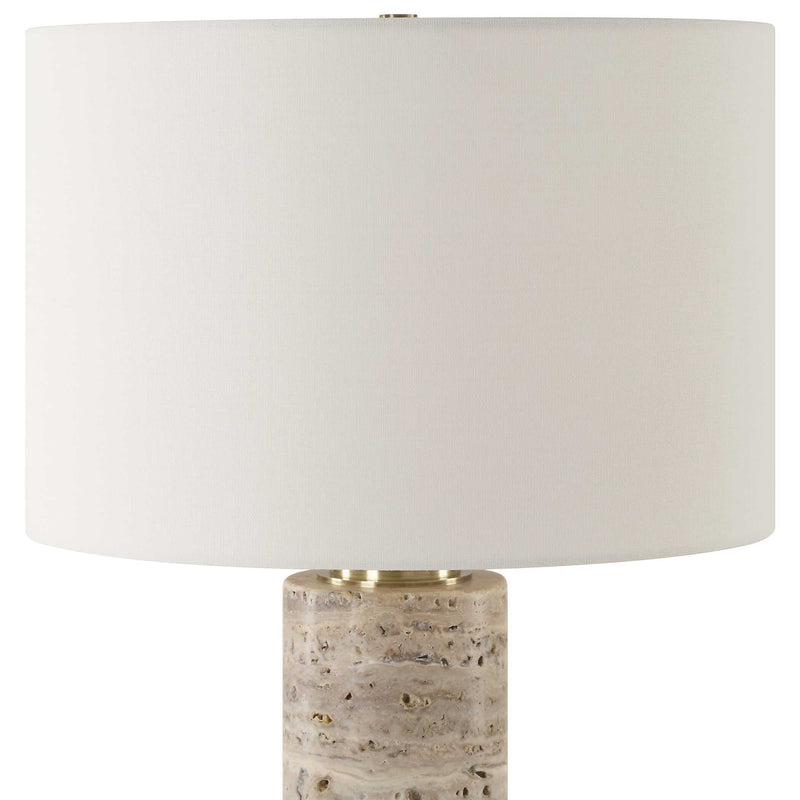 Uttermost 30403 Cortado Travertine Table Lamp
