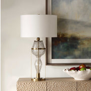 Uttermost 30405 Out Of Time Seeded Glass Table Lamp