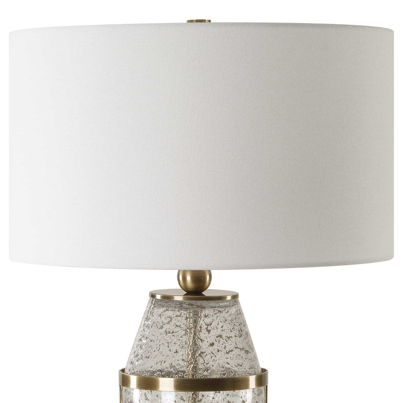 Uttermost 30405 Out Of Time Seeded Glass Table Lamp