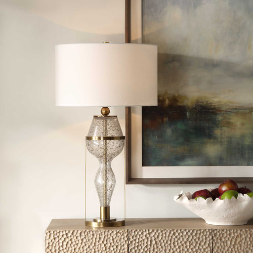 Uttermost 30405 Out Of Time Seeded Glass Table Lamp