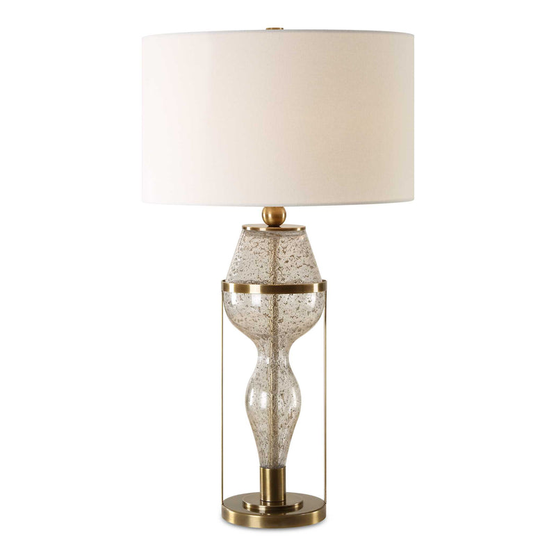 Uttermost 30405 Out Of Time Seeded Glass Table Lamp