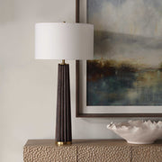 Uttermost 30404-1 Forage Dark Scalloped Table Lamp